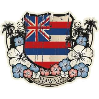 hawaiian flag emblem sticker decal from hawaii click here to visit