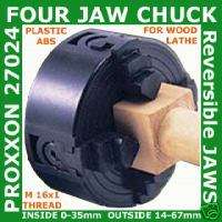 PROXXON 27024 4 Jaw Chuck for Wood Turning Lathe DB 250  