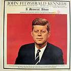 JOHN FITZGERALD KENNEDY A MEMORIAL ALBUM TRIBUTE SPEECH