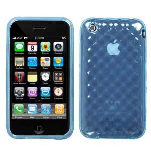 Apple Iphone 3g/3gs Bably Blue Argyle Premium Candy Skin 