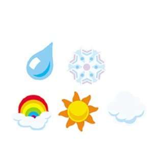   value Supershapes Stickers Weather By Trend Enterprises Toys & Games