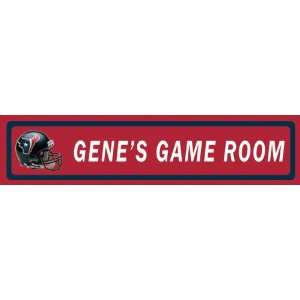  Houston Texans Personalized Room Sign