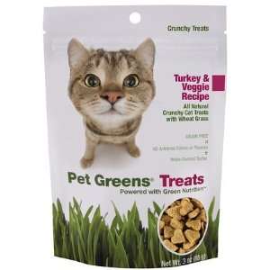 Bell Rock Growers Pet Greens Crunchy Cat Treat   Turkey &Veggie 