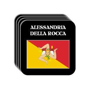   Sicilia)   ALESSANDRIA DELLA ROCCA Set of 4 Mini Mousepad Coasters
