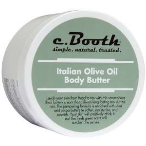  c. Booth Body Butter, Italian Olive Oil, 8 oz, 2 ct 