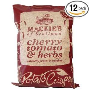 Mackies of Scotland Cherry Tomato & Herbs Potato Chips, 5.3 Ounce 