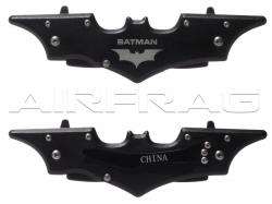 Spring Assisted Batman Knife   Dual Blade   Black color ( Batarang 