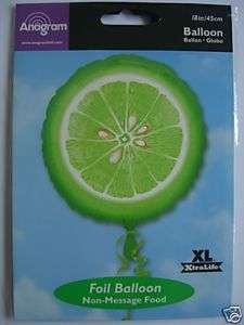 slice of lime foil balloon £ 1 99