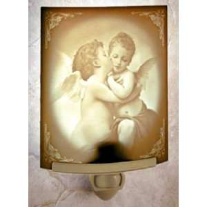 First Kiss CURVED Porcelain Lithophane Nightlight