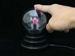 Fancy Plasma Ball Lightening Lamp with mains adapter  