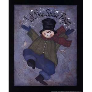   the Snow Begin Poster by Michele Deaton (8.00 x 10.00)