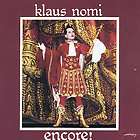 KLAUS NOMI   ENCORE [KLAUS NOMI] [CD] [1 DISC]   NEW CD