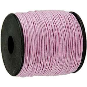  Waxed Cotton Cord 100 Meters Pink 1mm Arts, Crafts 