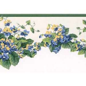  Waverly Sweet Violets Wallpaper Border