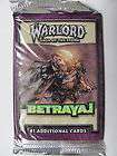 Warlord Saga of the Storm   Betrayal Booster Pack   11 card packs