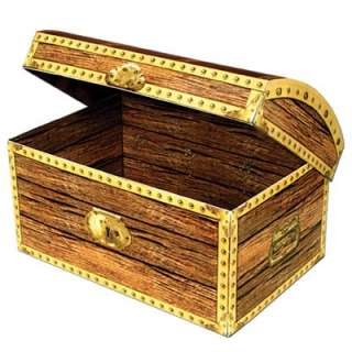 Pirate Theme Party Fold Out Large Treasure Chest Box  