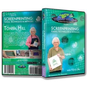  Tonya Hill   Video Art Lessons Screenprinting Tools 