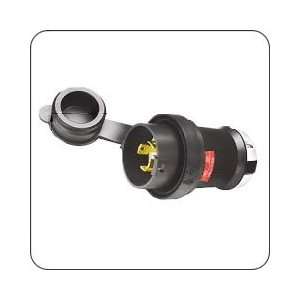   HBL2741SW AC Plug NEMA L17 30 Male Black Watertight