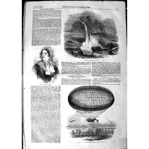   1850 BELL AERIAL VAUXHALL GLOVER GALLOWAY WATERSPOUT