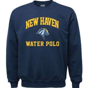  New Haven Chargers Navy Water Polo Arch Crewneck 
