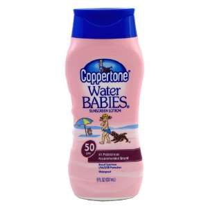  Coppertone Water Babies Sunscreen Lotion, SPF 50, 8 Ounce 