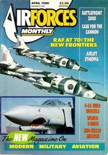 AIR FORCES MONTHLY 4/88 RCAF CT 133 SILVER STAR VU 32  