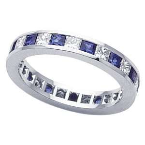  2.70 cttw Karina B(tm) Genuine Sapphire Eternity Band in 