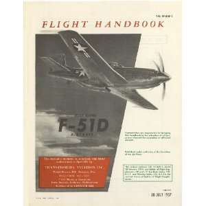   51 D Cavalier Aircraft Flight Manual North American Aviation Books