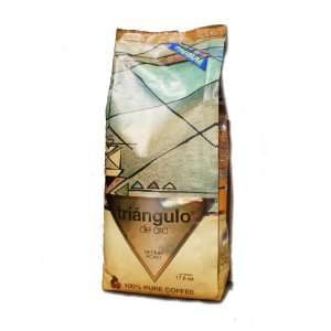 Cafe Triangulo de Oro Coffee Dark 1lbs   Ground  Grocery 