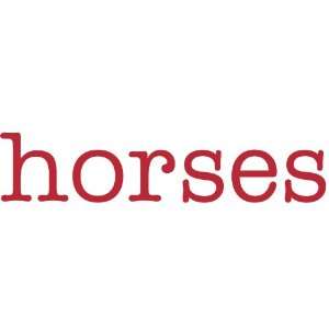  horses Giant Word Wall Sticker