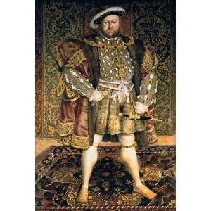  Henry VIII by Hans Holbein 16x24