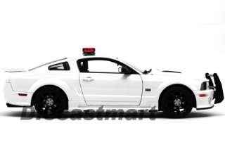 WELLY 118 2007 SALEEN MUSTANG S281E POLICE VERSION WHT  