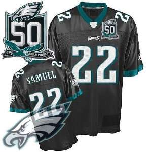  Philadelphia Eagles #22 Asante Samuel Jersey Black 