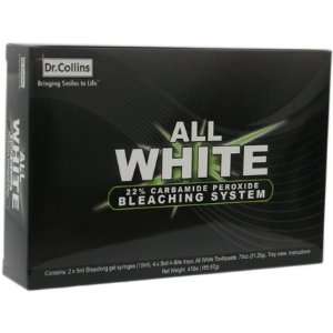 Dr. Collins All White Bleaching System 22% 0.34 oz (Quantity of 2)