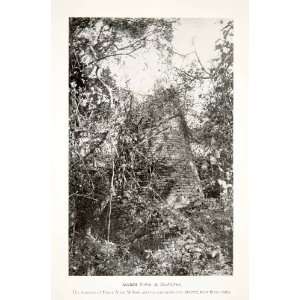  1899 Print Ancient Tower Zimbabwe Major Allan Wilson 