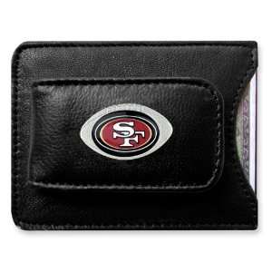 NFL 49ers Leather Money Clip Jewelry