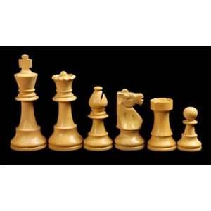    USCF Club Wooden Chess Pieces   Ebonized Boxwood Toys & Games