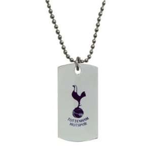  Tottenham Hotspur FC. Colour Crest Dog Tag and Chain 