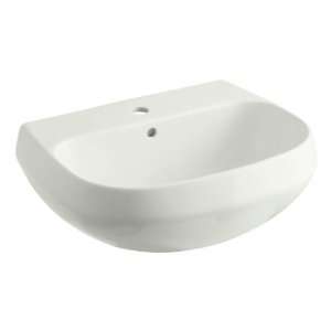   NY Wellworth Lavatory Basin with Single Hole Faucet Drilling, Dune