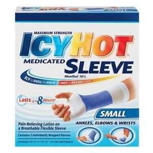  Icy Hot Maximum Strength Small Sleeve Ankles, Elbows 