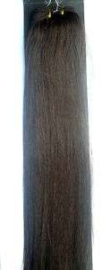 24 Human Hair Extensions Weft 100g Natural Black #1B  