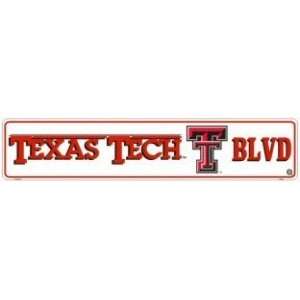  Texas Tech Red Raiders Metal Street Sign *SALE* Sports 