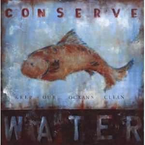   Conserve Water   Poster by Wani Pasion (27.5 x 27.5)