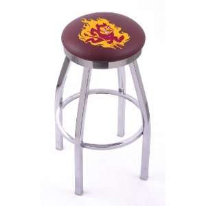 Arizona State University 25 Single ring swivel bar stool with Chrome 