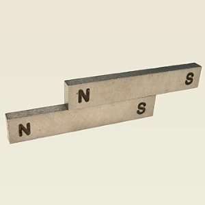 Alnico Bar Magnets, Unpainted, 3 x 1/4 x 1/4 in  