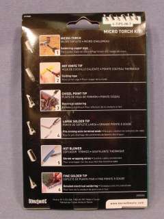   Micro Torch Kit With 6 Tips in 1 and Priority Mail Ship Free  
