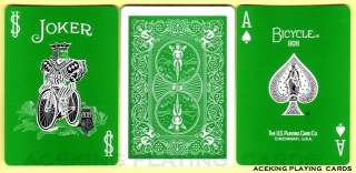 deck Bicycle The Green Deck playing cards gaffed magic deck