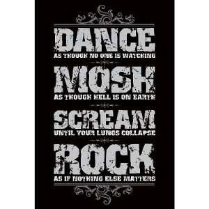  Music   Alternative Rock Posters Dance Mosh   Scream Rock 