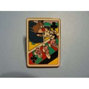 Disney Trading Pin Alice in Wonderland Walrus & Oysters Playing Card 