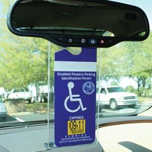  Handicap Permit Placard Protective Holder Set of 2 